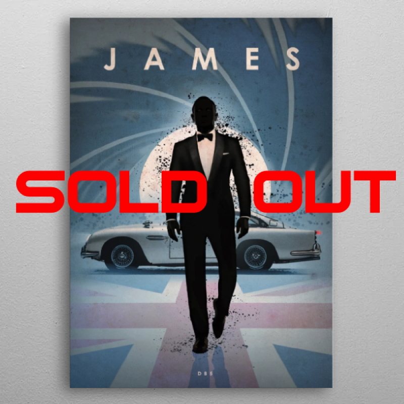 Displate Metall-Poster "James Bond / DB5" *AUSVERKAUFT*